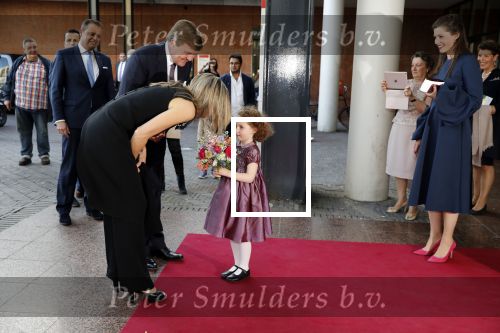 Amsterdam 18 april 2018
 Koning Willem-Alexander en koningin Maxima wonen de premiere bij van Gurre-Lieder in de Nationale Opera & Ballet in de stopera.