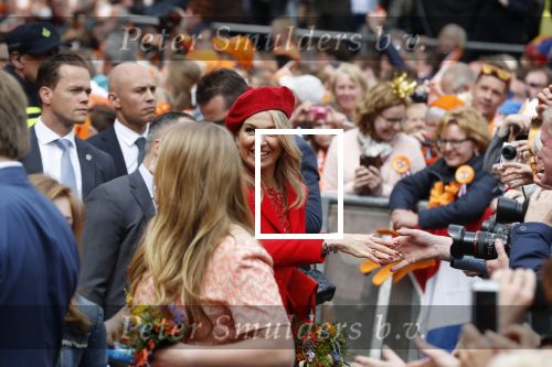 Groningen 27 april 2018
Koningsdag in Groningen met Koningin Maxima