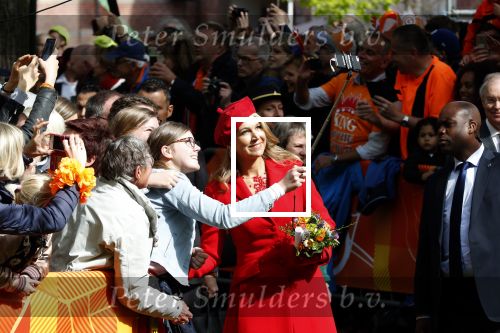 Groningen 27 april 2018
Koningsdag in Groningen met Koningin Maxima