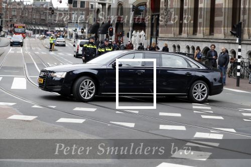 Amsterdam 24 september 2018
Diner met oa Koningin Maxima Prinses Beatrix en Prinses Margriet in het paleis op de dam. auto Maxima