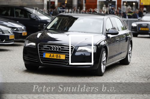 Amsterdam 24 september 2018
Diner met oa Koningin Maxima Prinses Beatrix en Prinses Margriet in het paleis op de dam. auto Maxima