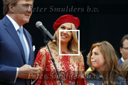 Groningen 27 april 2018
Koningsdag in Groningen met Koning Willem Alexander Koningin Maxima prinses Amalia Arian Alexia . Verder ook aanwezig Prins Maurits Prinses Marilene Prins Bernhard Prinses Annette Prins Floris Prinses Aimee en prins Pieter Christiaan.