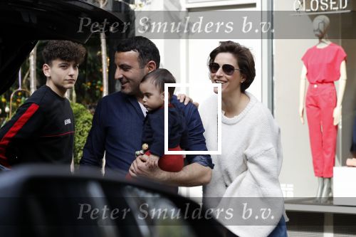 Amsterdam 14 april 2018
Kristina Bazilovic en haar man met kinderen