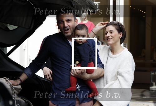 Amsterdam 14 april 2018
Kristina Bazilovic en haar man met kinderen