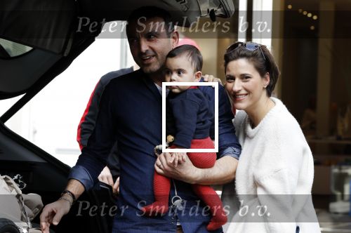 Amsterdam 14 april 2018
Kristina Bazilovic en haar man met kinderen