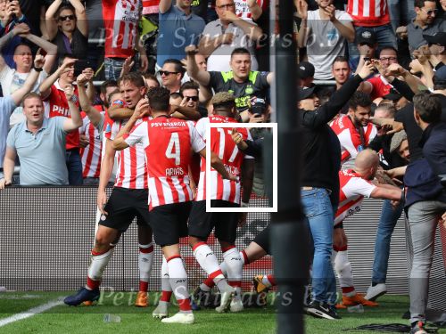 Eindhoven, 15 April 2018
PSV-AJAX, eindstand 3-0 en Landskampioen Seizoen 2017-2018