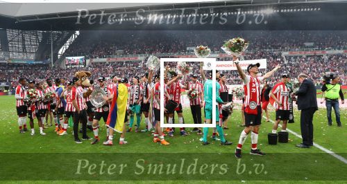 Eindhoven, 15 April 2018
PSV-AJAX, eindstand 3-0 en Landskampioen Seizoen 2017-2018