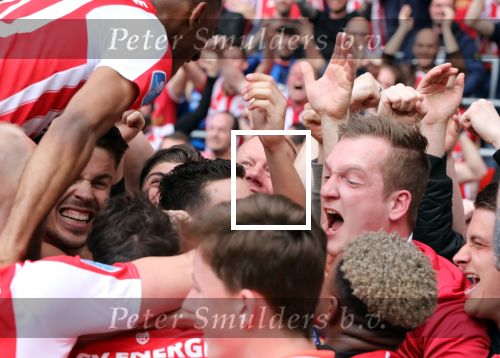 Eindhoven, 15 April 2018
PSV-AJAX, eindstand 3-0 en Landskampioen Seizoen 2017-2018
Marco v Ginkel