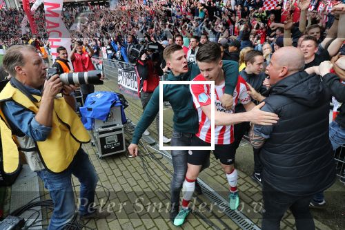 Eindhoven, 15 April 2018
PSV-AJAX, eindstand 3-0 en Landskampioen Seizoen 2017-2018
Marco v Ginkel