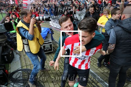 Eindhoven, 15 April 2018
PSV-AJAX, eindstand 3-0 en Landskampioen Seizoen 2017-2018
Marco v Ginkel