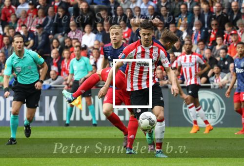 Eindhoven, 15 April 2018
PSV-AJAX, eindstand 3-0 en Landskampioen Seizoen 2017-2018
Marco v Ginkel