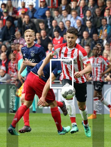 Eindhoven, 15 April 2018
PSV-AJAX, eindstand 3-0 en Landskampioen Seizoen 2017-2018
Marco v Ginkel