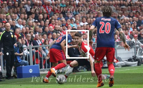 Eindhoven, 15 April 2018
PSV-AJAX, eindstand 3-0 en Landskampioen Seizoen 2017-2018
Marco v Ginkel