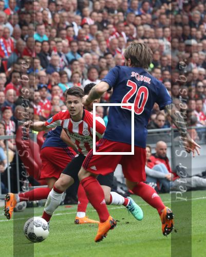 Eindhoven, 15 April 2018
PSV-AJAX, eindstand 3-0 en Landskampioen Seizoen 2017-2018
Marco v Ginkel