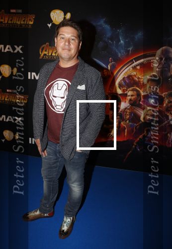 Amsterdam 24 april 2018
Premiere Avengers in pathe Arena. Martijn Krabbe met zoon Bickel en dochter Michelle