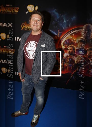 Amsterdam 24 april 2018
Premiere Avengers in pathe Arena. Martijn Krabbe met zoon Bickel en dochter Michelle