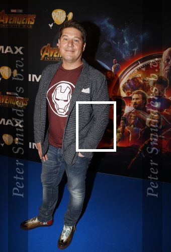 Amsterdam 24 april 2018
Premiere Avengers in pathe Arena. Martijn Krabbe met zoon Bickel en dochter Michelle