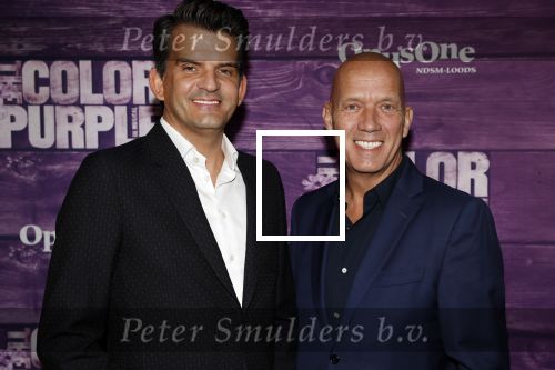 Amsterdam 16 april 2018
Premiere the color purple in de NDSM loods. Maurice Wijnen met partner