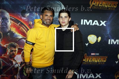 Amsterdam 24 april 2018
Premiere Avengers in pathe Arena. Micha Noot met zoon