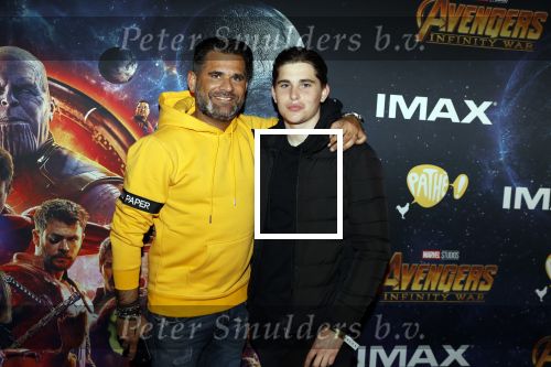 Amsterdam 24 april 2018
Premiere Avengers in pathe Arena. Micha Noot met zoon