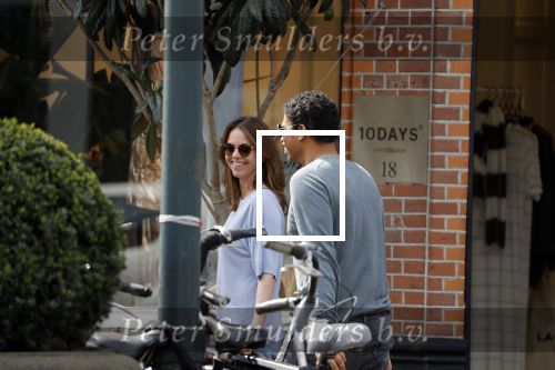 Amsterdam 10 april 2018 
Michael Reiziger met zijn vrouw Anemone in Amsterdam zuid