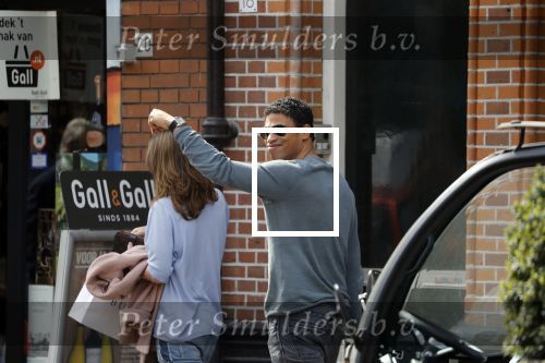 Amsterdam 10 april 2018 
Michael Reiziger met zijn vrouw Anemone in Amsterdam zuid
