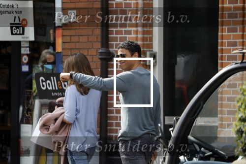 Amsterdam 10 april 2018 
Michael Reiziger met zijn vrouw Anemone in Amsterdam zuid