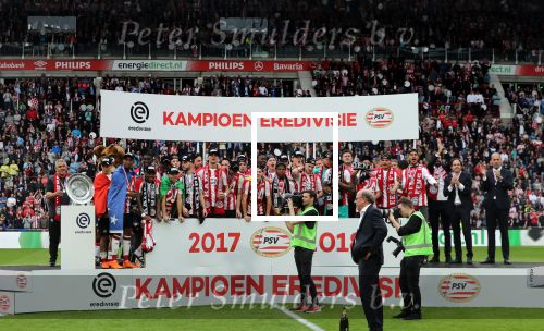 Eindhoven, 15 April 2018
PSV-AJAX, eindstand 3-0 en Landskampioen Seizoen 2017-2018