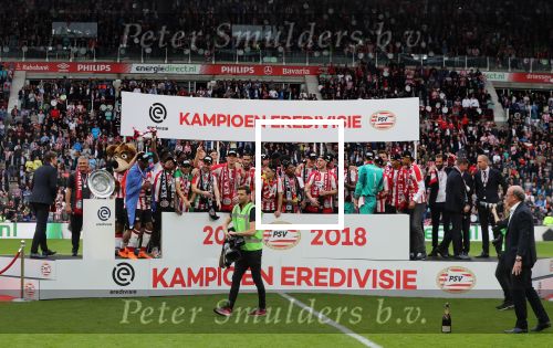 Eindhoven, 15 April 2018
PSV-AJAX, eindstand 3-0 en Landskampioen Seizoen 2017-2018