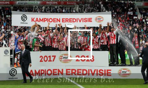 Eindhoven, 15 April 2018
PSV-AJAX, eindstand 3-0 en Landskampioen Seizoen 2017-2018