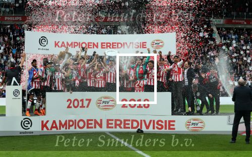 Eindhoven, 15 April 2018
PSV-AJAX, eindstand 3-0 en Landskampioen Seizoen 2017-2018