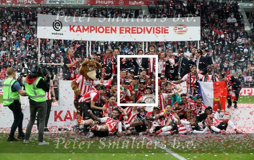 Eindhoven, 15 April 2018
PSV-AJAX, eindstand 3-0 en Landskampioen Seizoen 2017-2018
