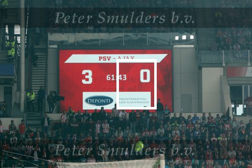 Eindhoven, 15 April 2018
PSV-AJAX, eindstand 3-0 en Landskampioen Seizoen 2017-2018