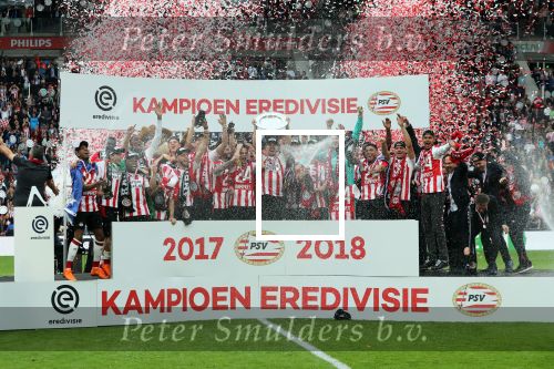 Eindhoven, 15 April 2018
PSV-AJAX, eindstand 3-0 en Landskampioen Seizoen 2017-2018