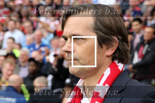 Eindhoven, 15 April 2018
PSV-AJAX, eindstand 3-0 en Landskampioen Seizoen 2017-2018
Phillip Cocu