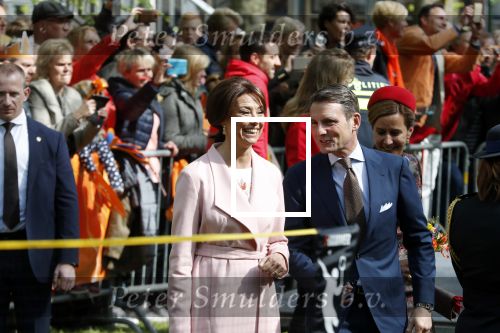 Groningen 27 april 2018
Koningsdag in Groningen met Prins Maurits en Prinses Marilene