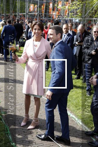 Groningen 27 april 2018
Koningsdag in Groningen met Prins Maurits en Prinses Marilene