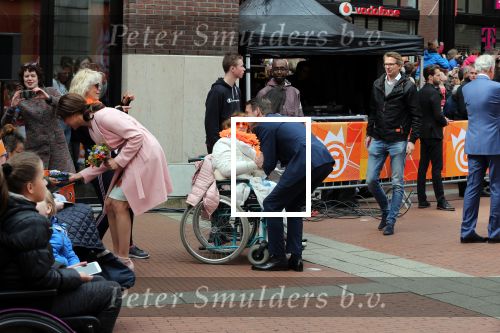 Groningen 27 april 2018
Koningsdag in Groningen met Prins Maurits en Prinses Marilene