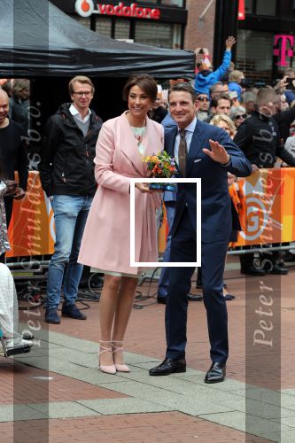 Groningen 27 april 2018
Koningsdag in Groningen met Prins Maurits en Prinses Marilene