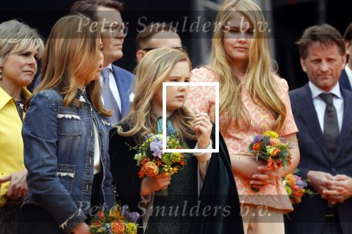 Groningen 27 april 2018
Koningsdag in Groningen met Prinses Amalia Prinses Alexia en Prinses Ariane