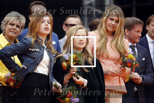 Groningen 27 april 2018
Koningsdag in Groningen met Prinses Amalia Prinses Alexia en Prinses Ariane
