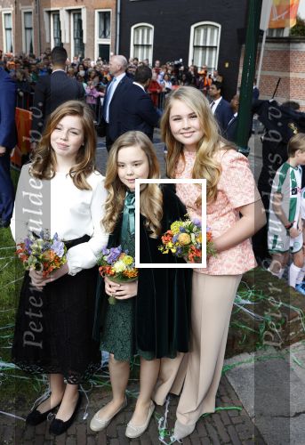 Groningen 27 april 2018
Koningsdag in Groningen met Prinses Amalia Prinses Arian Prinses Alexia