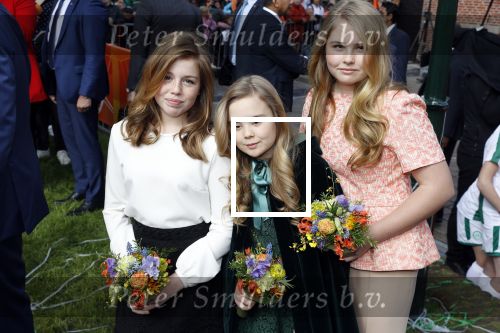 Groningen 27 april 2018
Koningsdag in Groningen met Prinses Amalia Prinses Arian Prinses Alexia