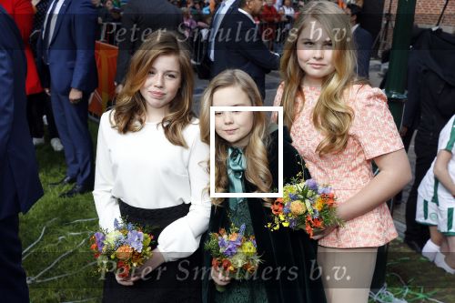 Groningen 27 april 2018
Koningsdag in Groningen met Prinses Amalia Prinses Arian Prinses Alexia