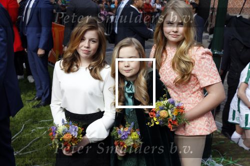 Groningen 27 april 2018
Koningsdag in Groningen met Prinses Amalia Prinses Arian Prinses Alexia