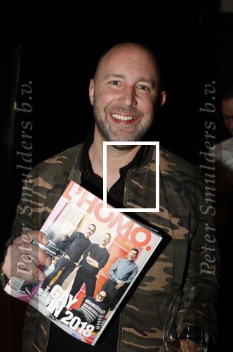 Amsterdam 25 september 2018
Presentatie lâ€™Homo van het blad Linda in Hotel Arena. Linda de Mol reikt het eerste exemplaar uit aan Erwin Olaf Hans v Manen en Hans Klok . Ramon Mesman