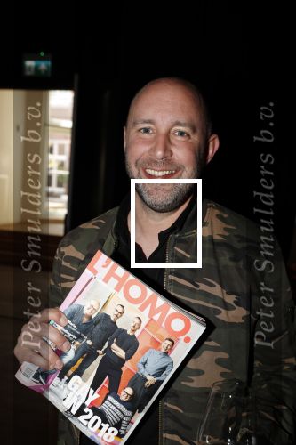 Amsterdam 25 september 2018
Presentatie lâ€™Homo van het blad Linda in Hotel Arena. Linda de Mol reikt het eerste exemplaar uit aan Erwin Olaf Hans v Manen en Hans Klok . Ramon Mesman