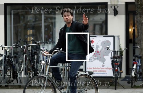 Amsterdam 14 april 2018
Rick Brandsteder op zijn fiets in Amsterdam.