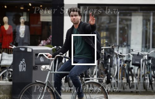Amsterdam 14 april 2018
Rick Brandsteder op zijn fiets in Amsterdam.