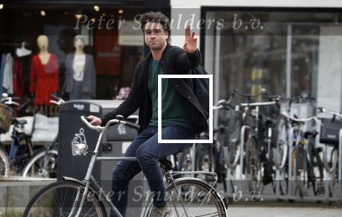 Amsterdam 14 april 2018
Rick Brandsteder op zijn fiets in Amsterdam.